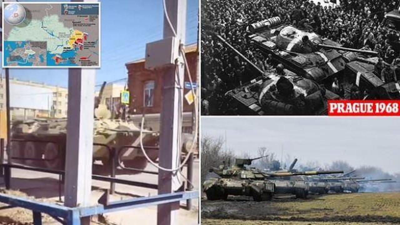 53 yıl sonra tekrar ortaya çıktı! Rusya'nın tanklara çektiği boyaya dikkat