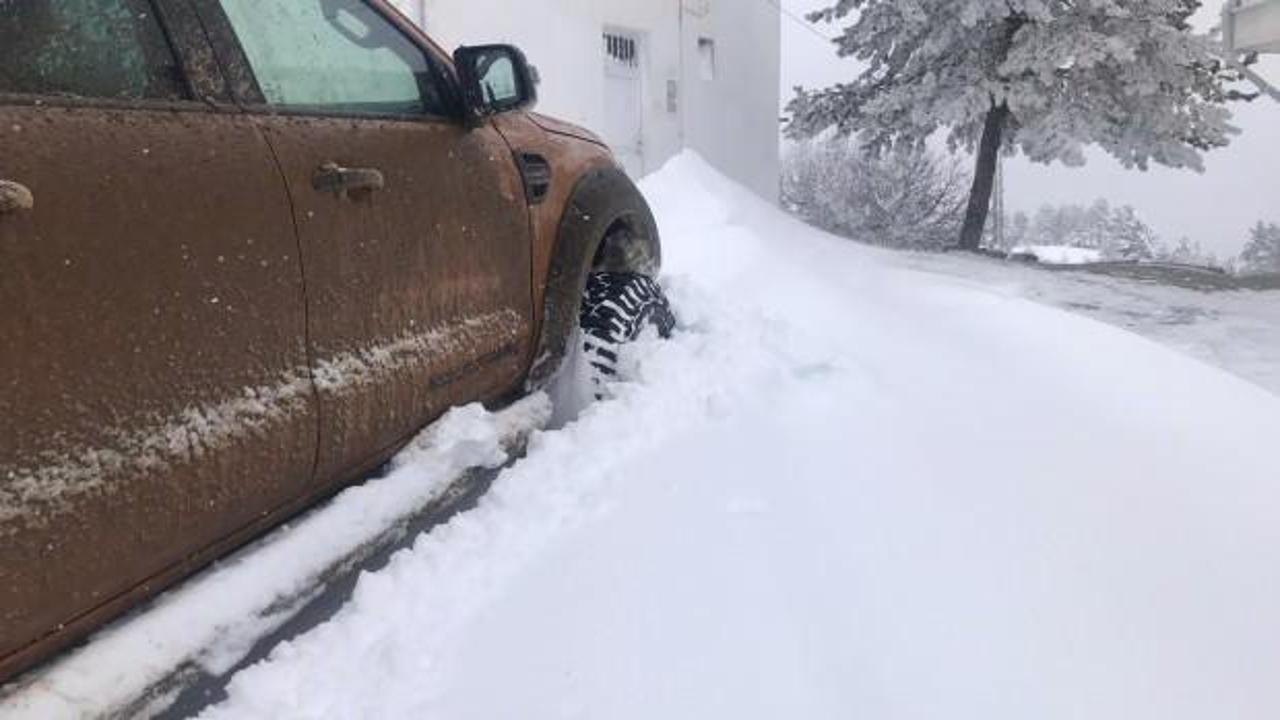 Karabük’te kar dolayısıyla 38 köy yolu ulaşıma kapandı