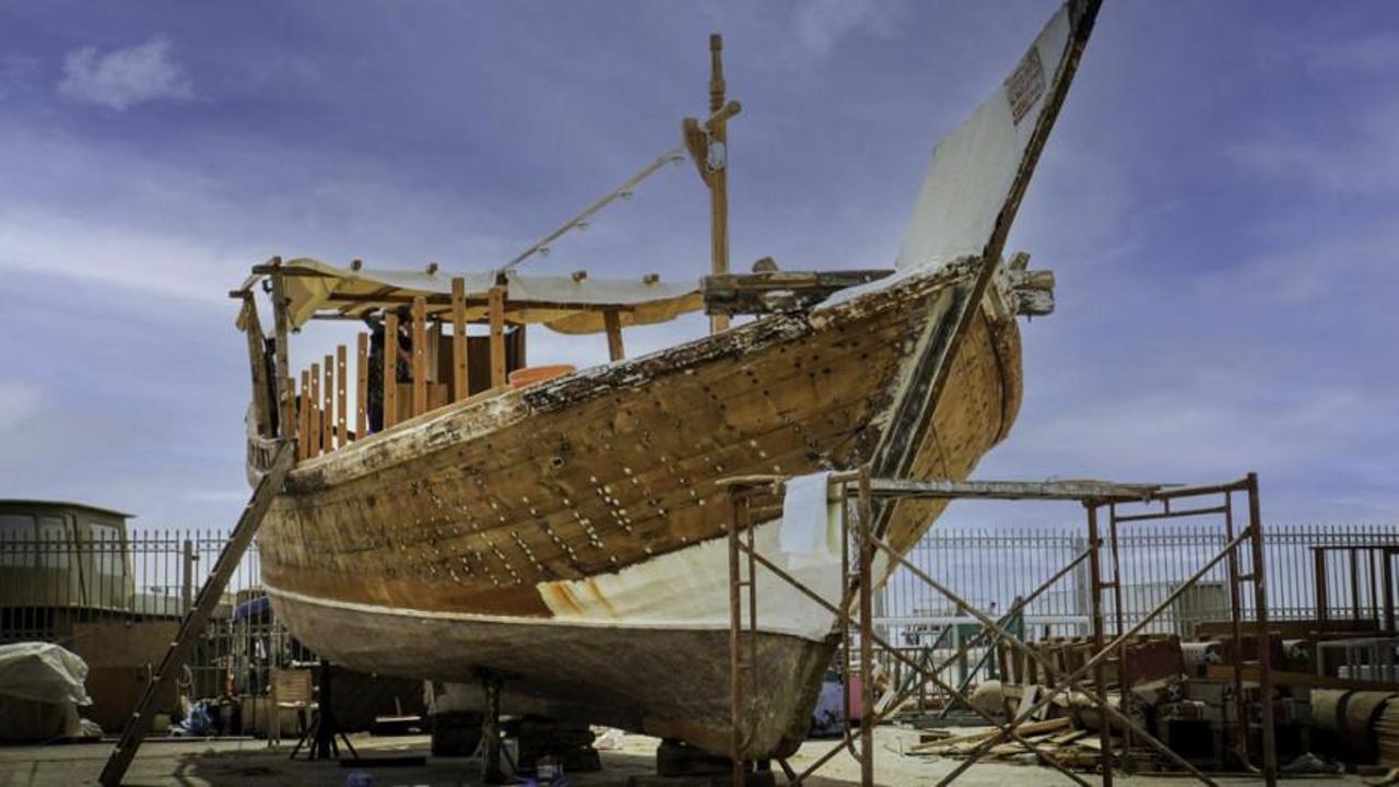 Tarihi Arap yelkenlileri nefes kesen Doha manzaraları için hazırlanıyor