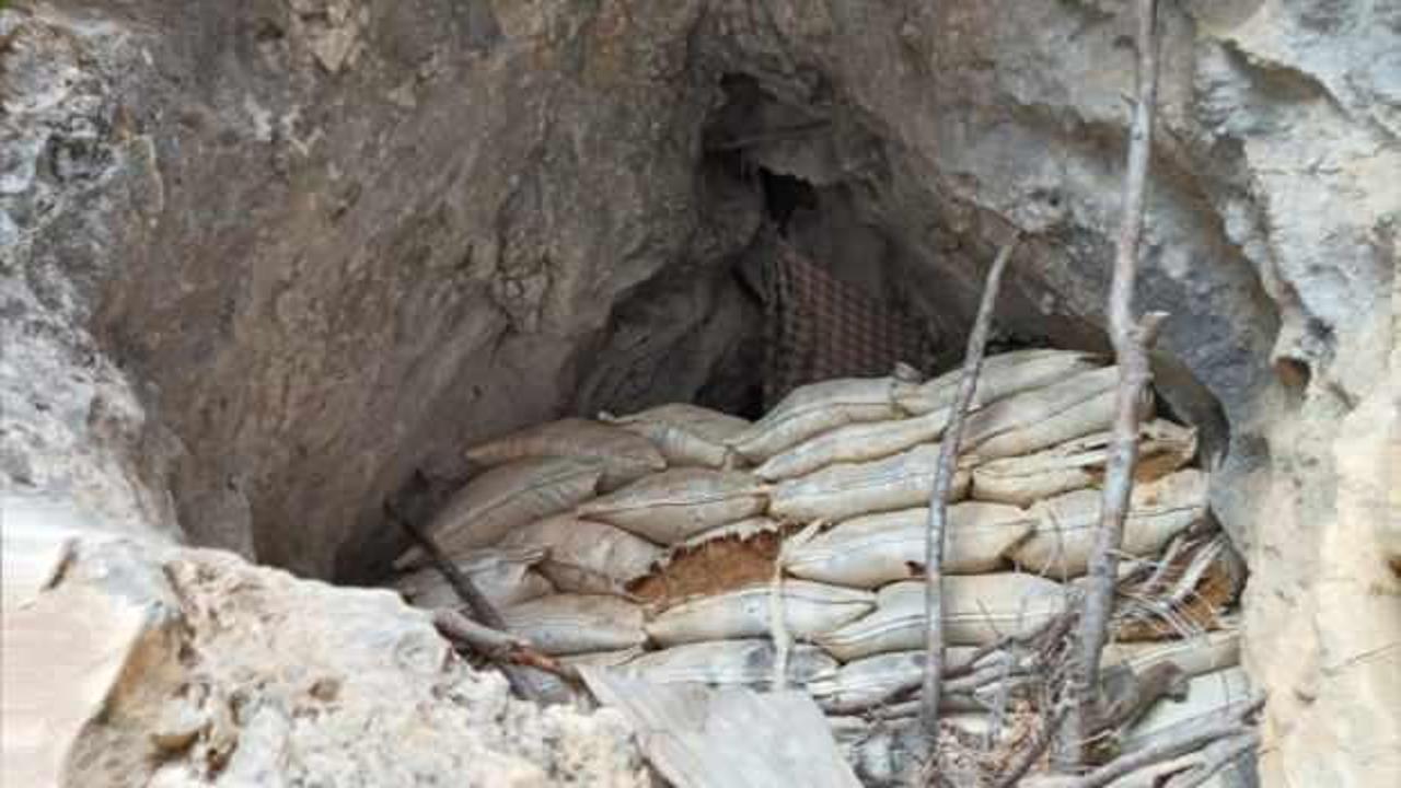 Tunceli'de PKK'nın kullandığı 3 mağara imha edildi