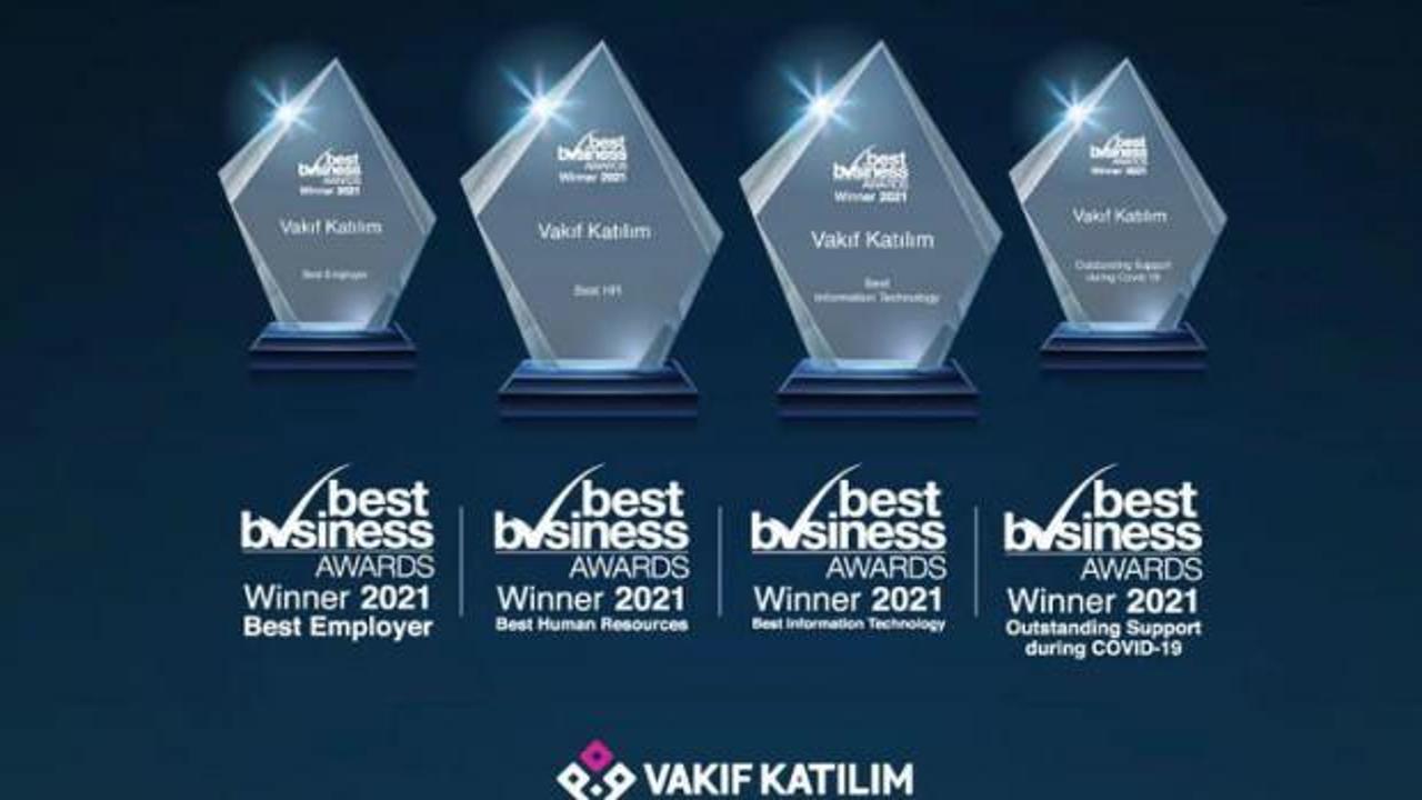 Vakıf Katılım’a 4 büyük ödül