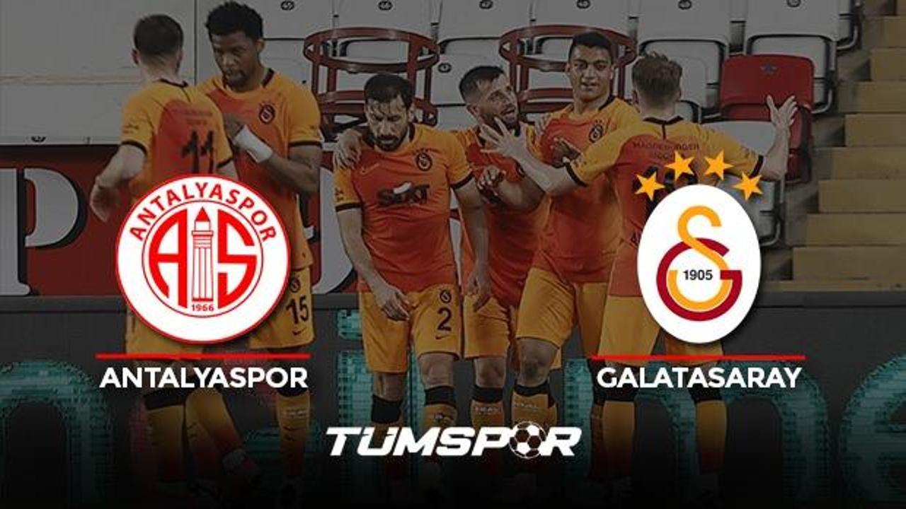 Antalyaspor Galatasaray maçının geniş özeti ve golleri (BeIN Sports) Aslan deplasmanda güldü!