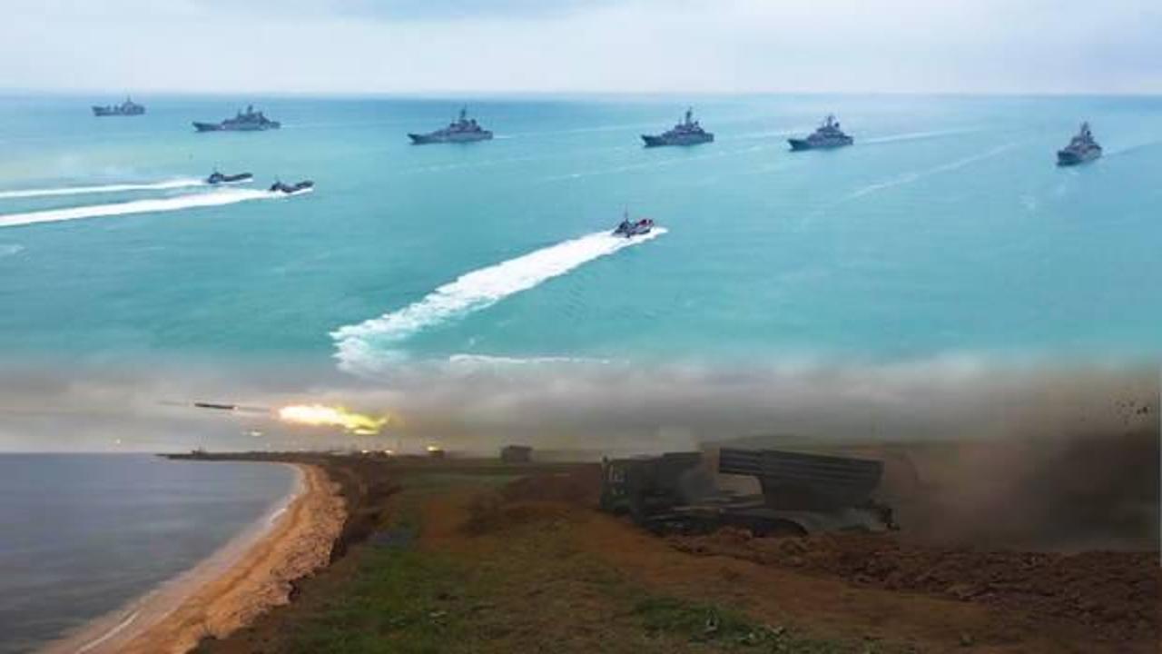 Rusya'dan Kırım'da askeri tatbikat: 10 bin asker, 40 savaş gemisi