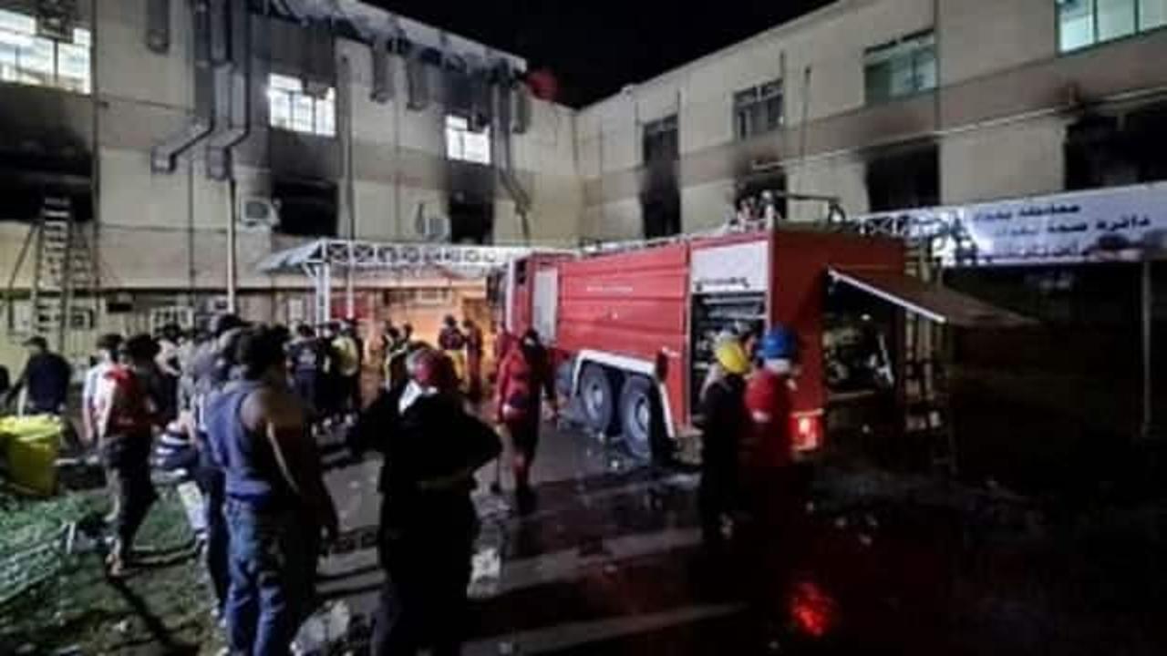 Bağdat'ta hastanede facia! 40 kişi hayatını kaybetti