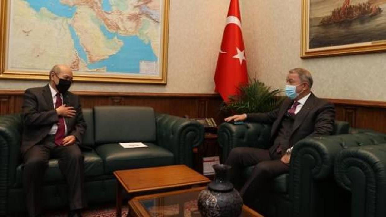 Bakan Akar, Moğolistan Büyükelçisi Ravdan ile görüştü