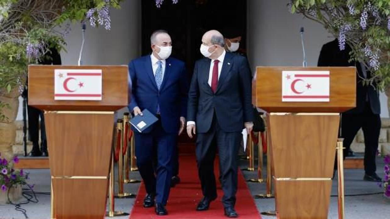 Çavuşoğlu'ndan KKTC Cumhurbaşkanı Tatar'a taziye telefonu