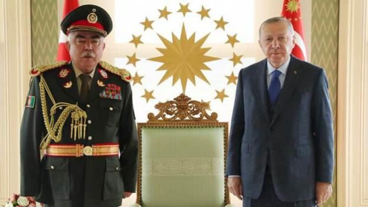 Başkan Erdoğan, Raşid Dostum'u kabul etti