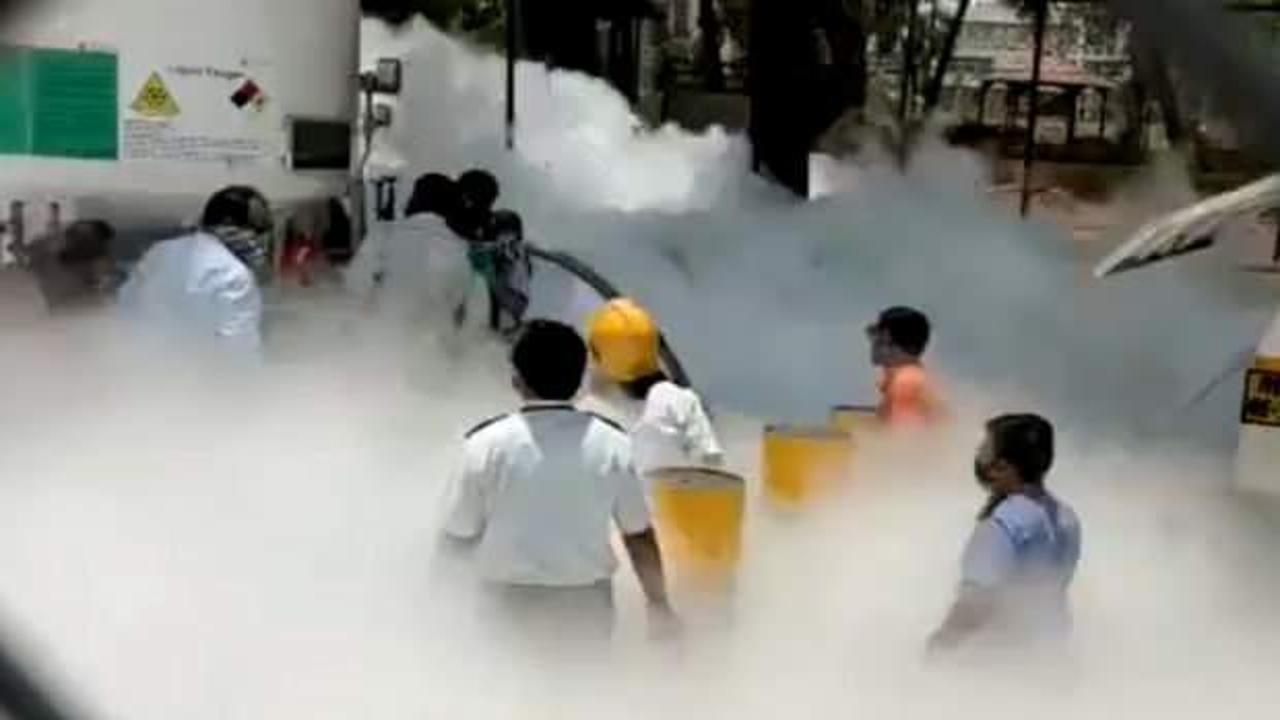 Hindistan'da hastanede oksijen faciası: 22 ölü