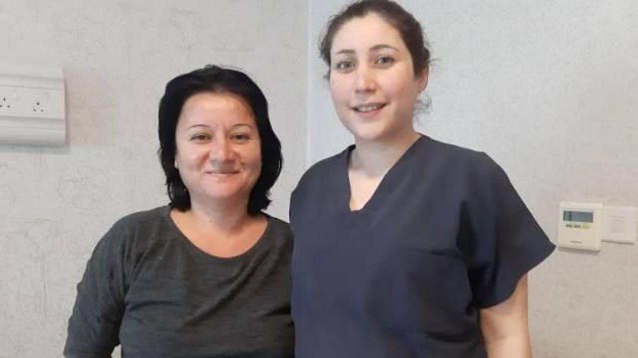 Şişkinlik sandı karnından 1,5 kilo miyom &ccedil;ıktı