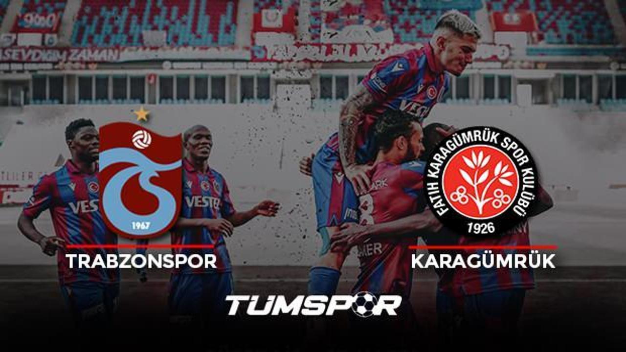 Trabzonspor Karagümrük maçı geniş özeti ve golleri (BeIN Sports) Fırtına evinde dolu dizgin!