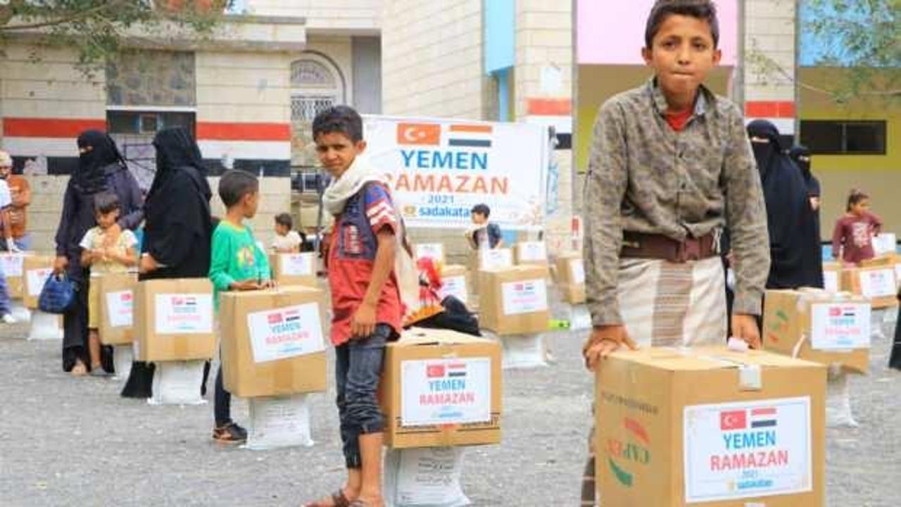 Türkiye’den Yemen’e Ramazan yardımı