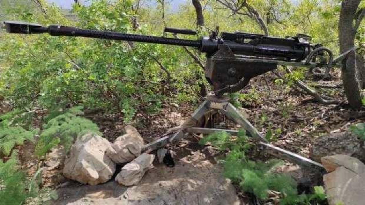 2 adet doçka uçaksavar ve mühimmatı ele geçirildi