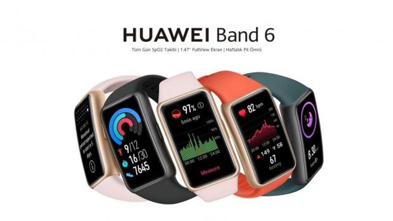 Huawei Band 6 ülkemizde satışa sunuldu