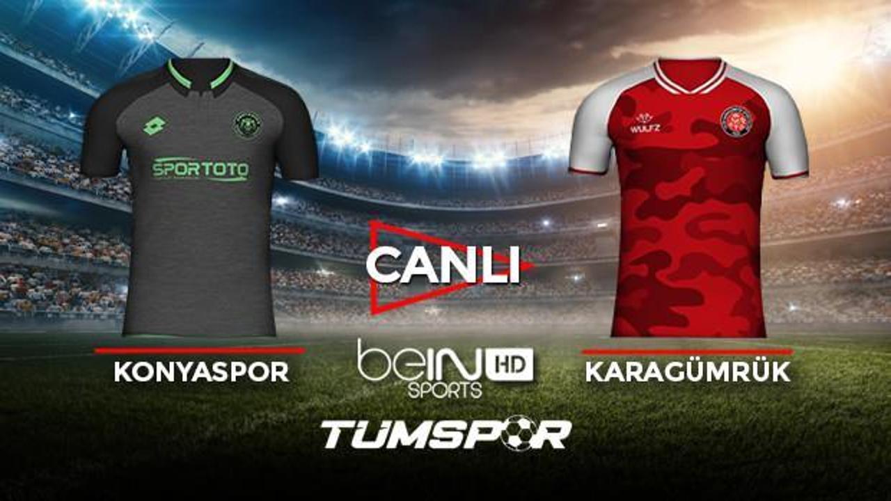 Konyaspor Karagümrük maçı canlı izle! BeIN Sports Konya Karagümrük maçı canlı skor takip!