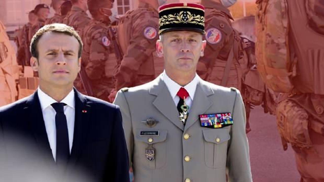 Macron'a muhtıra! Genelkurmay Başkanından flaş açıklama
