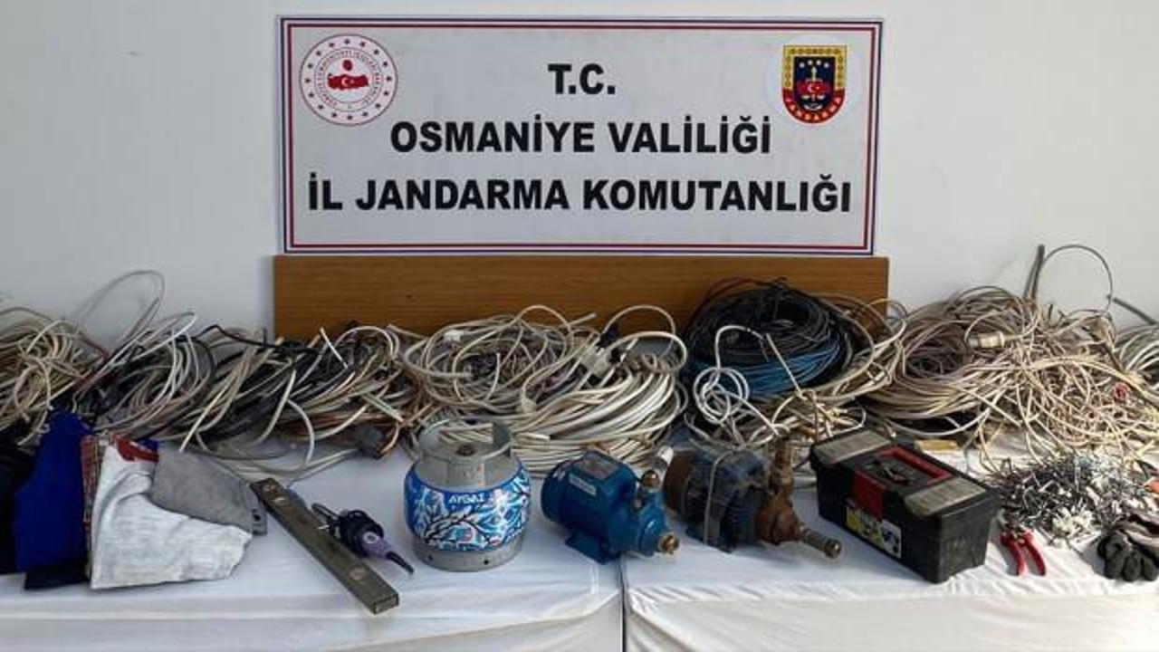 Osmaniye'de hırsızlık operasyonu: 5 zanlıdan 3'ü tutuklandı