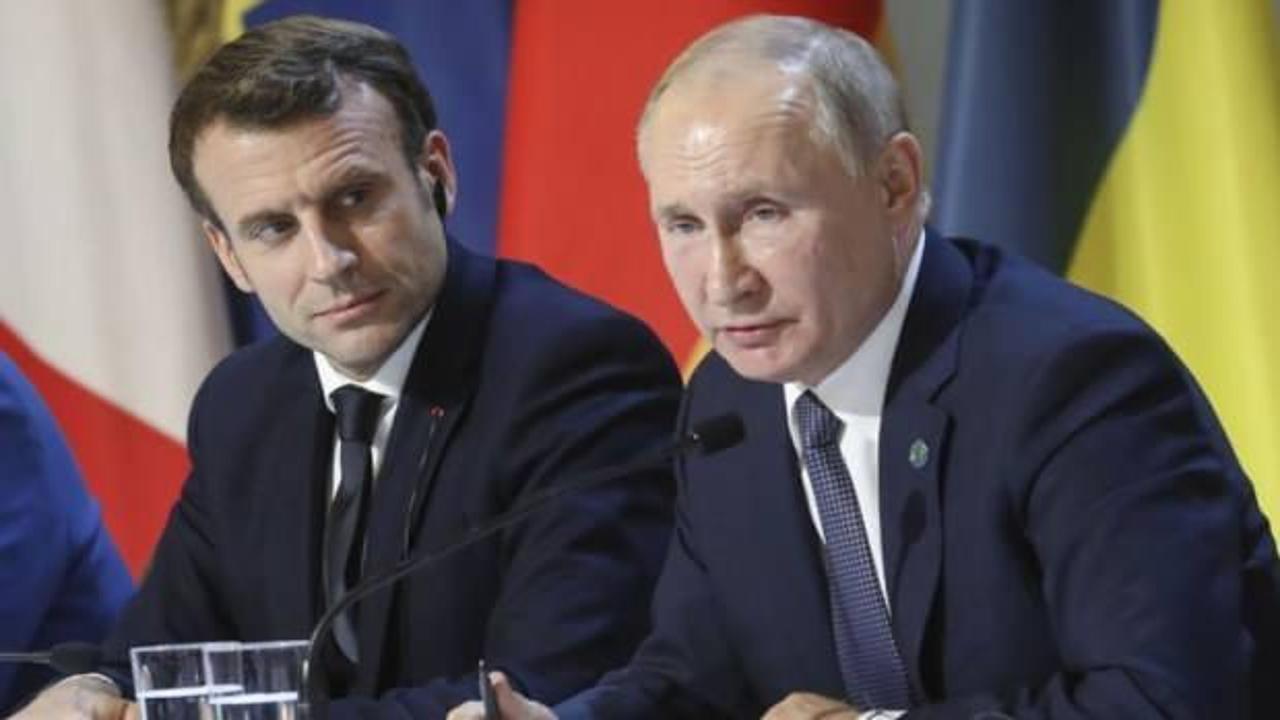 Putin ve Macron arasında önemli görüşme
