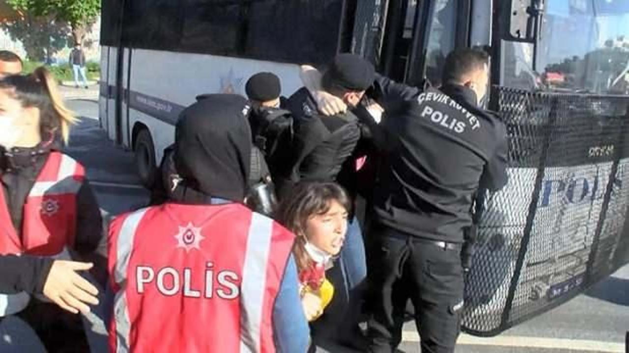 Taksim'e yürümek isteyen gruplar gözaltına alındı