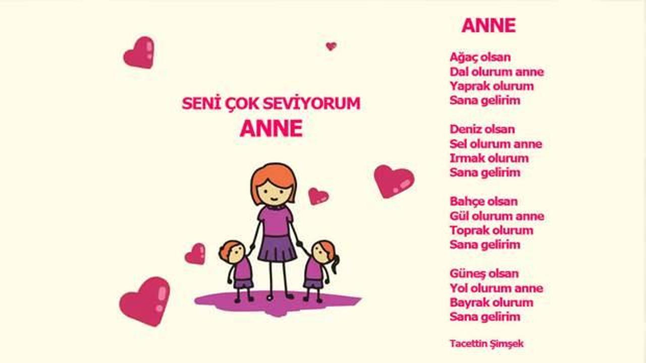 2021 Anneler günü şiirleri: Kısa ve uzun 1, 2, 3, 4, 5 kıtalık anneler günü şiirleri...