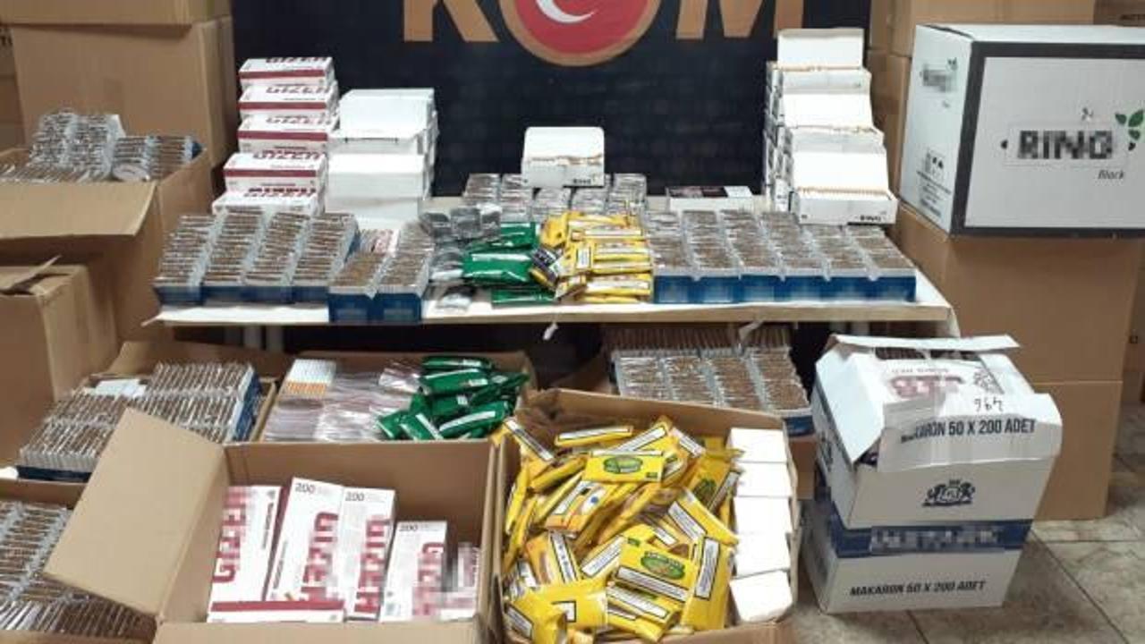 İzmir'de 6 milyon liralık kaçak ürün ele geçirildi