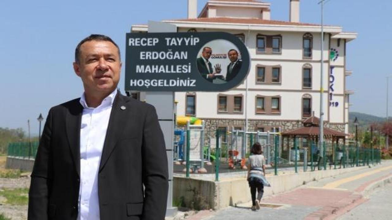 Cumhurbaşkanı Erdoğan'ın ismi mahalleye verildi