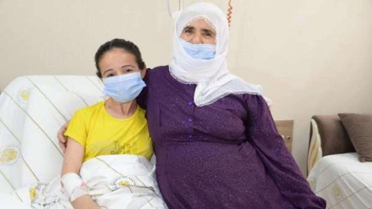 Diyarbakır'da anneler günü öncesi kızına böbreğini verdi!