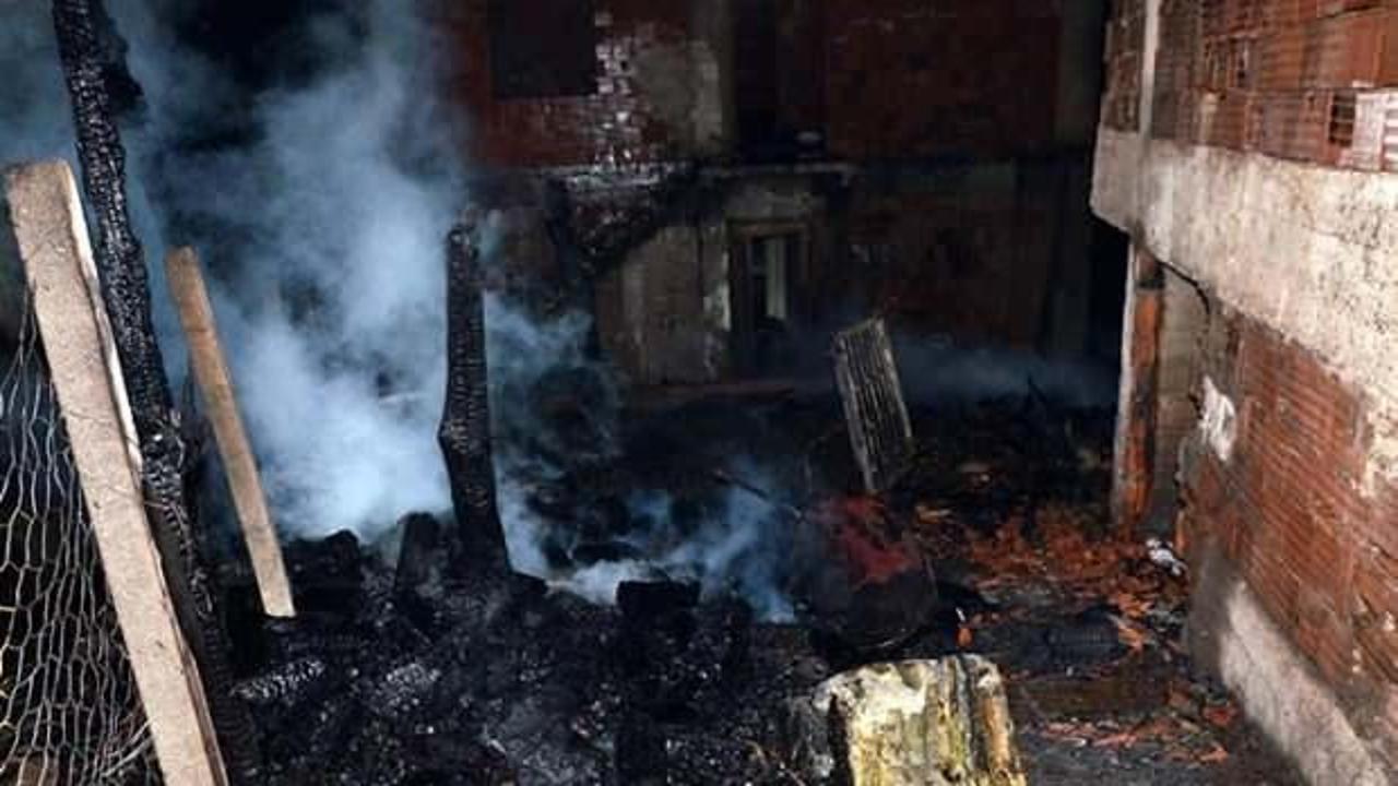 Kastamonu'da gece yarısı korkunç yangın