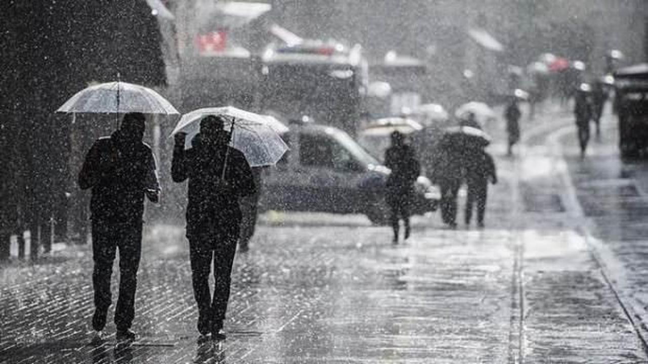 Meteoroloji uyardı! İstanbul dahil çok sayıda ilde yağmur...