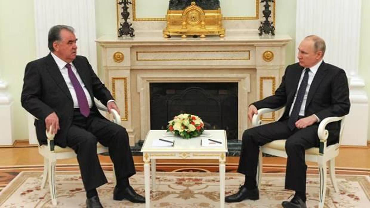 Putin, Tacikistan lideri Rahman’ı Moskova’da kabul etti