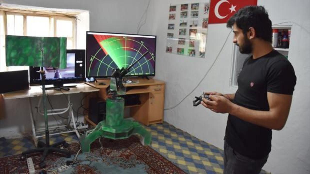 23 yaşındaki genç "radar ve silah entegrasyonu sistemi" tasarladı