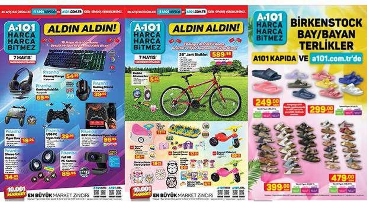 A101 12 Mayıs Aktüel Kataloğu! Bisiklet, elektronik, beyaz eşya, züccaciye ve mobilya ürünlerinde