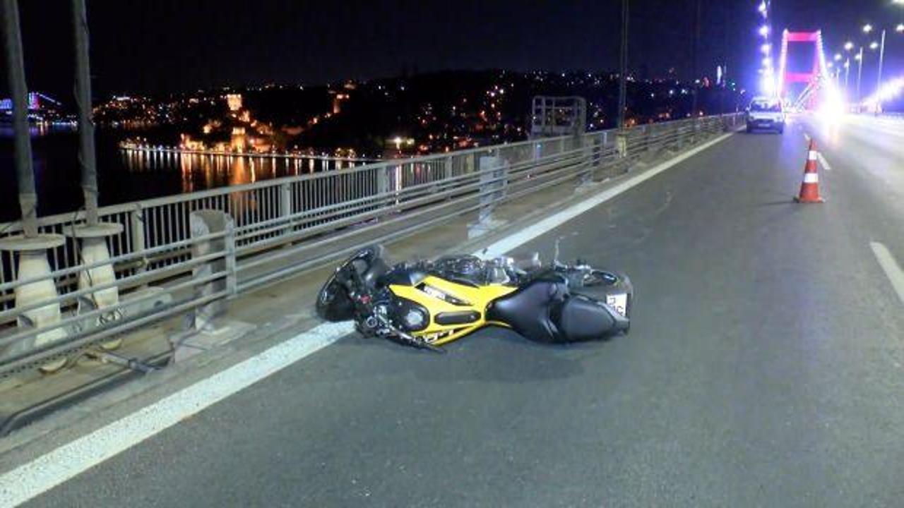 FSM Köprüsü'ndeki feci kazada motosikletli hayatını kaybetti