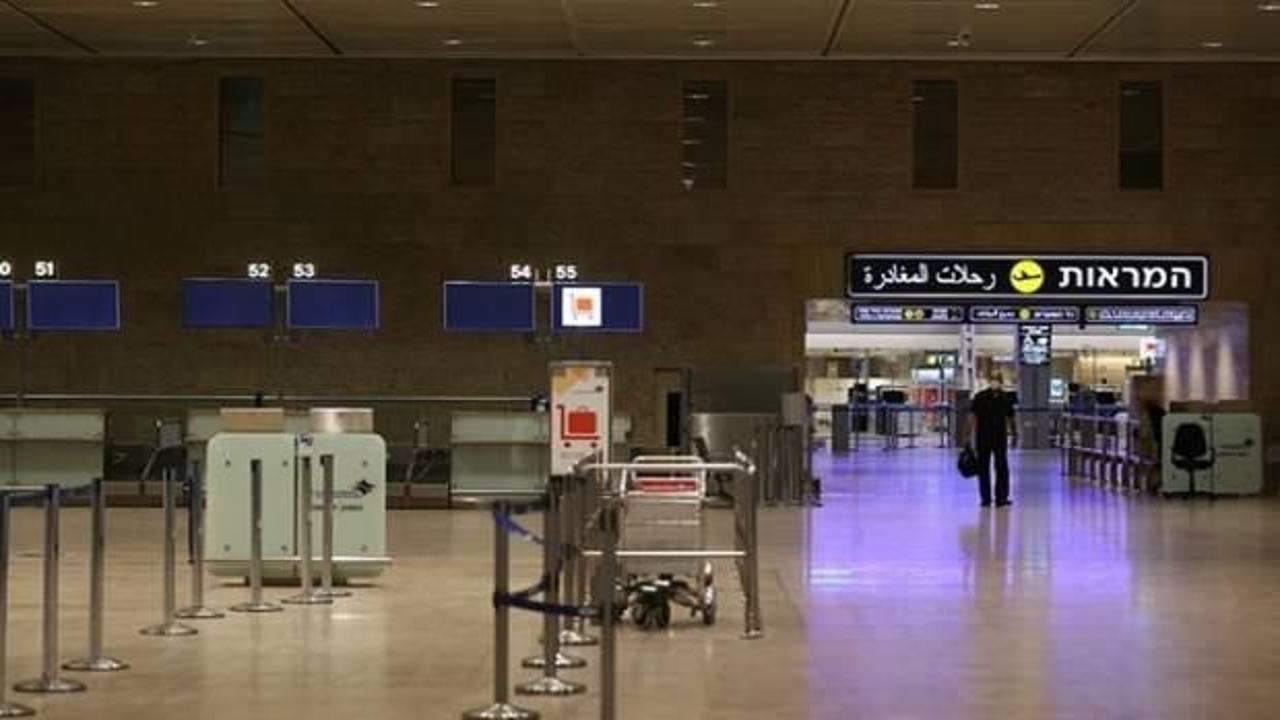 İsrail, Tel Aviv'deki havalimanını uçuşlara kapattı 