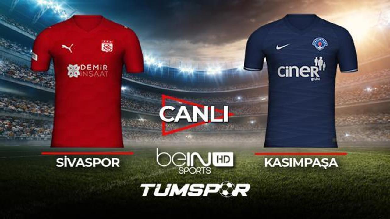 Sivasspor Kasımpaşa maçı canlı izle! BeIN Sports Sivas Kasımpaşa maçı canlı skor takip!