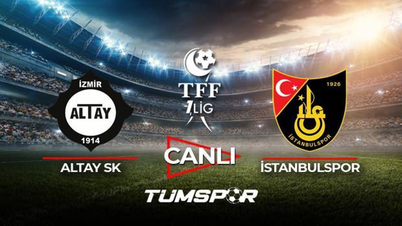 Altay İstanbulspor maçı canlı izle! BeIN Sports TFF 1. Lig Play Off maçı canlı skor takip!