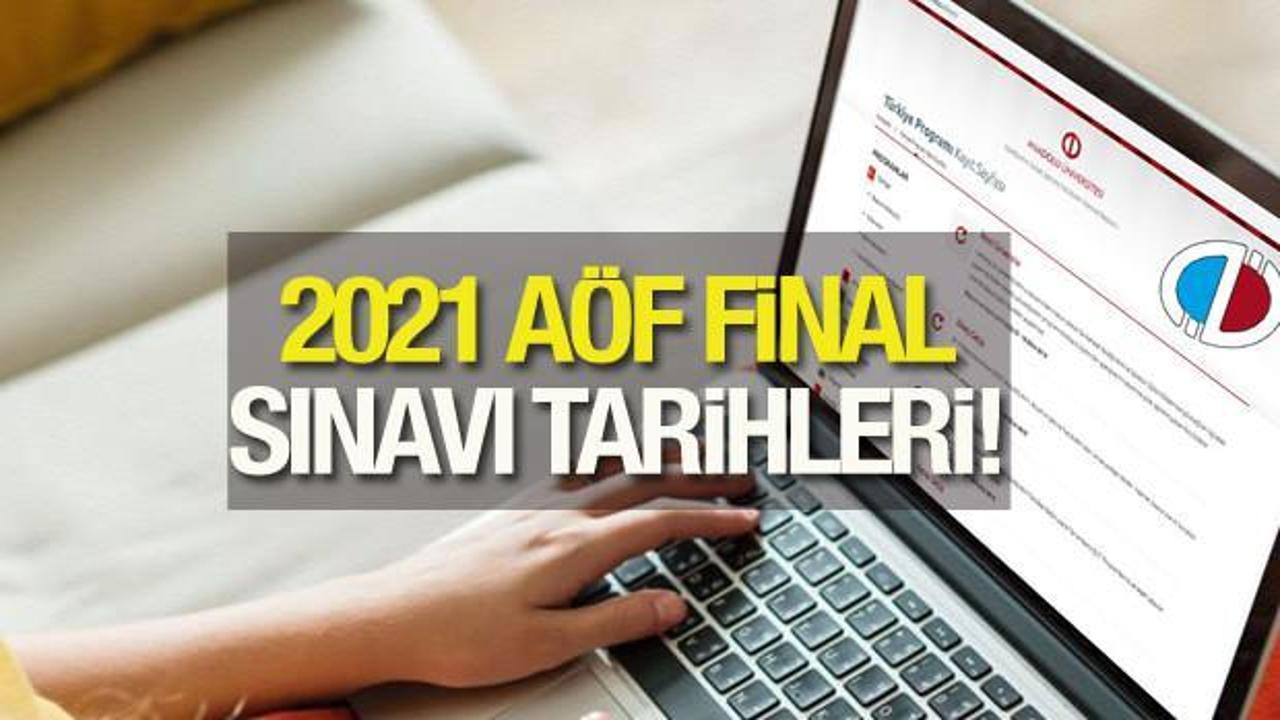 AÖF dönem sonu online sınavları ne zaman? 2021 Anadolu Üniversitesi sınav takvimi!