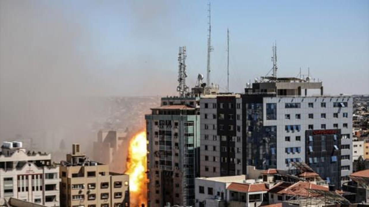 İsrail'in Gazze'de yıktığı 13 katlı binanın sahibi UCM'ye başvurdu