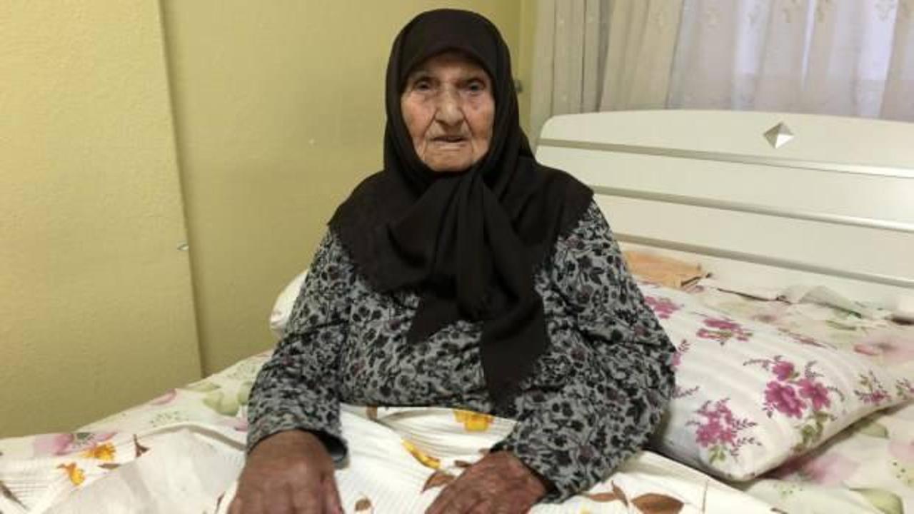 Konyalı 100 yaşındaki Peten ninenin Cumhurbaşkanı Erdoğan sevgisi