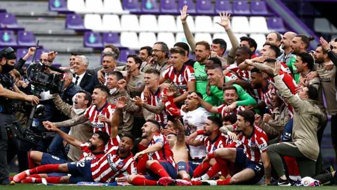 La Liga'da şampiyon Atletico Madrid