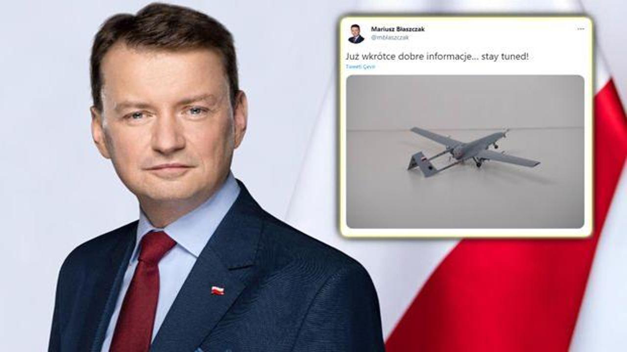 Polonya Savunma Bakanı'ndan heyecanlandıran Bayraktar TB2 paylaşımı