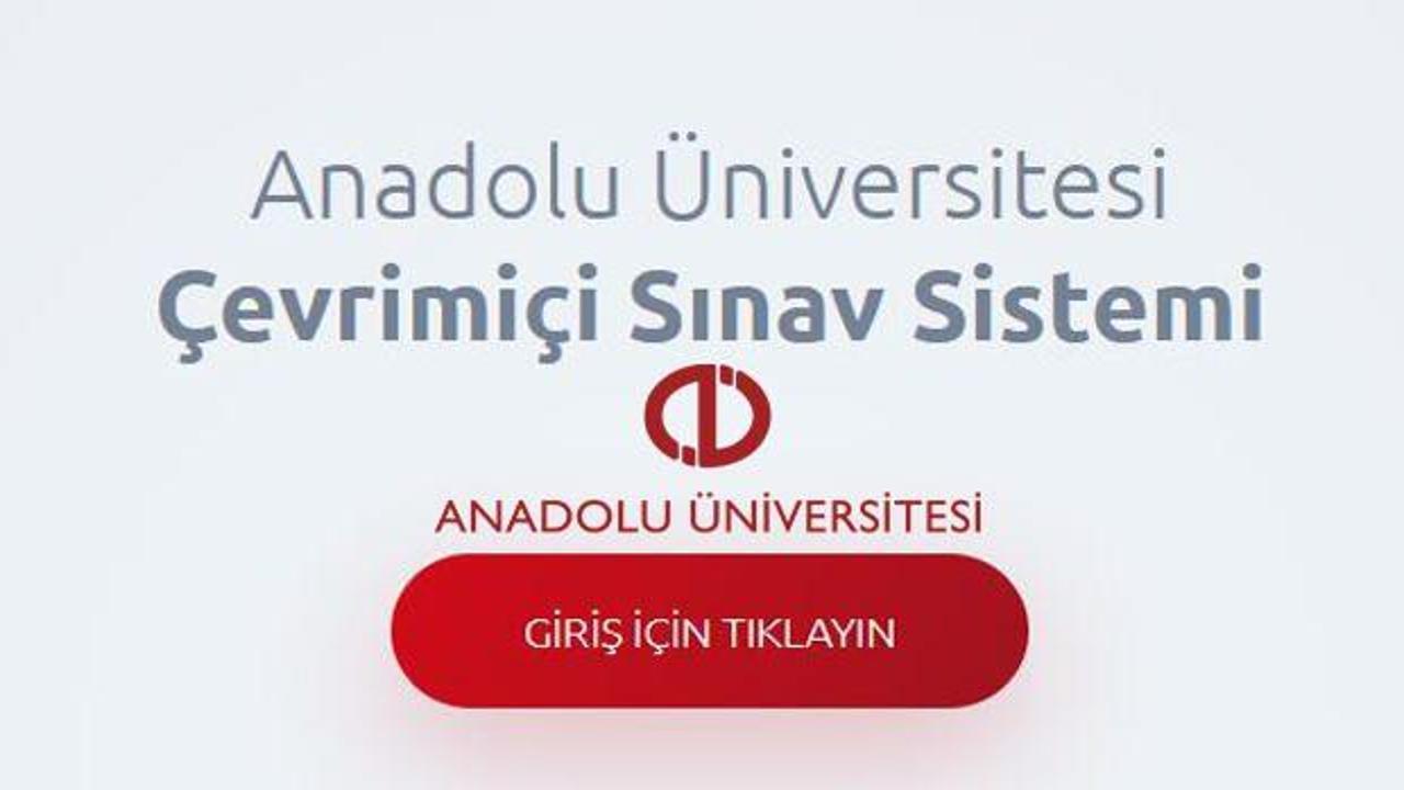 AÖF final sınavı öğrenci giriş ekranı 2021! Anadolu Üniversitesi kopya çekilen derslerin iptal...