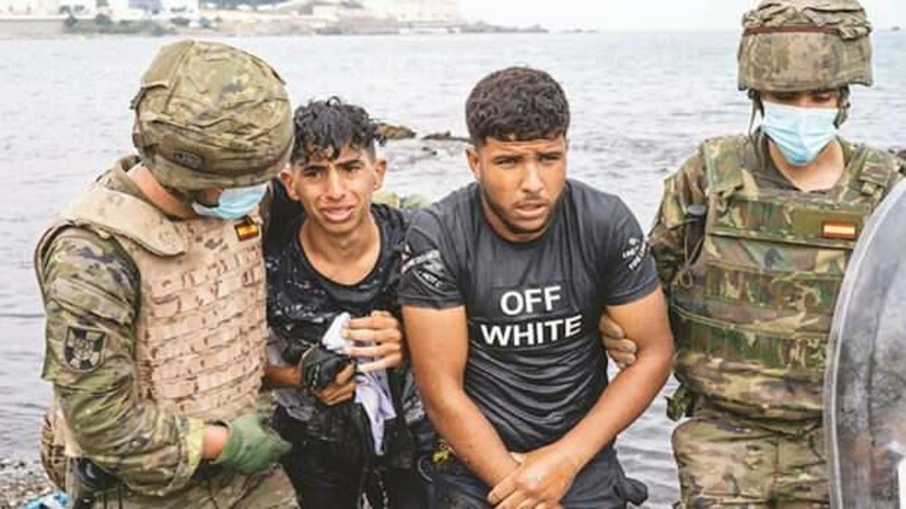 G&ouml;&ccedil;men &ccedil;ocukları depolara tıktılar!