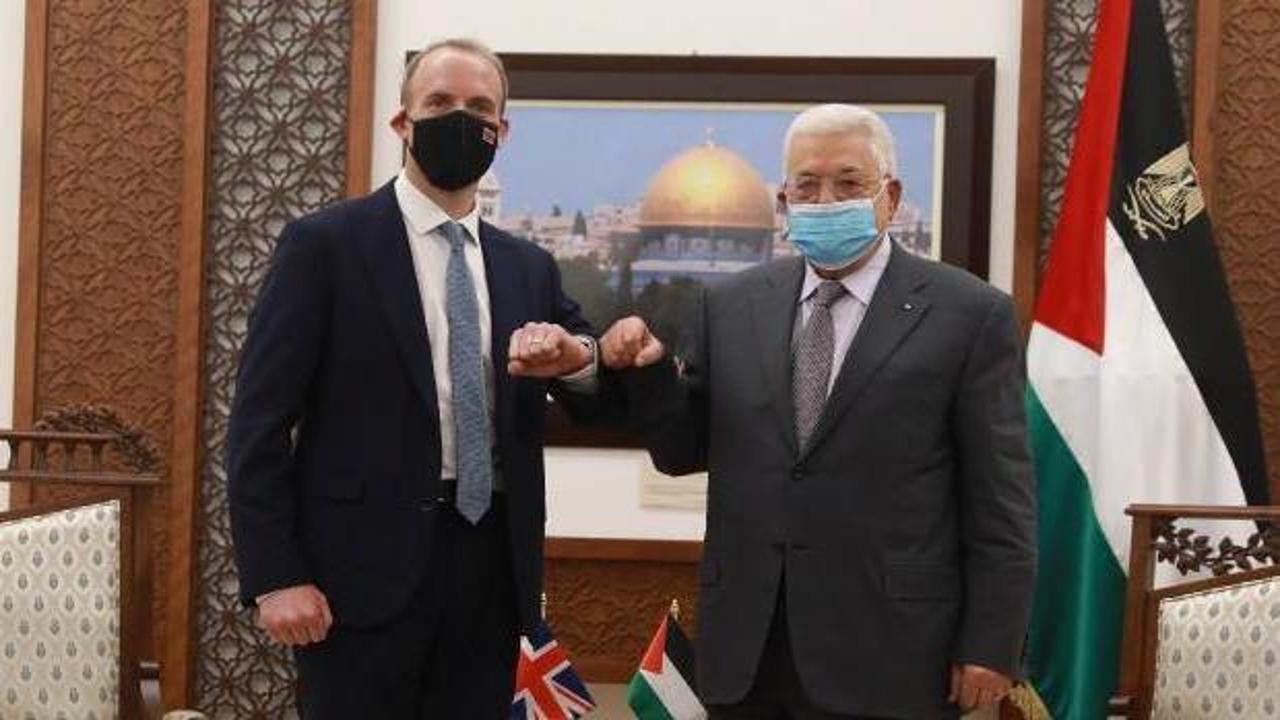 İngiltere Dışişleri Bakanı Raab Ramallah'ta