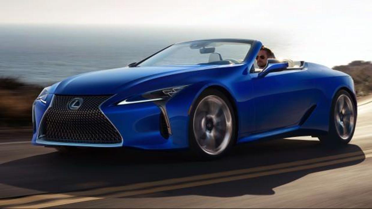 Lexus LC Convertible modelini test etti