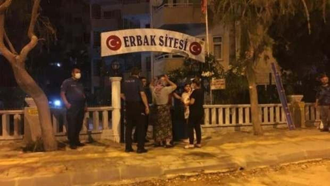 Mersin'de akılalmaz olay! &Ouml;nce kendini yaraladı sonra evi ateşe verdi 