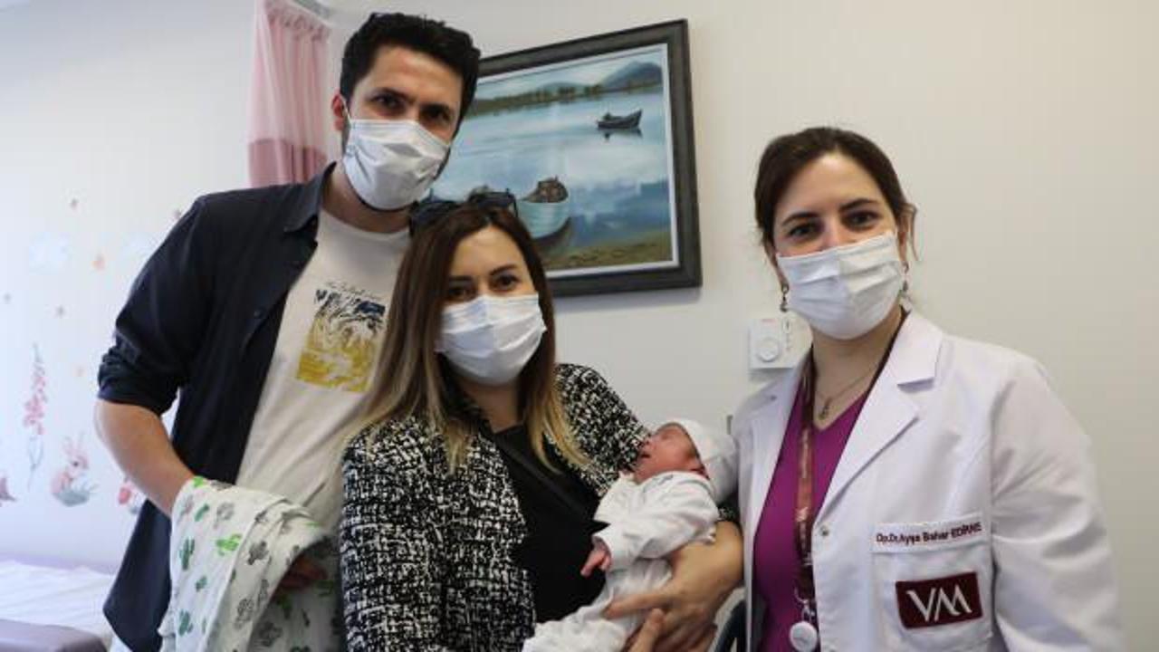 Samsun'da tıpta nadir durum: Doruk bebek yemek borusu olmadan doğdu