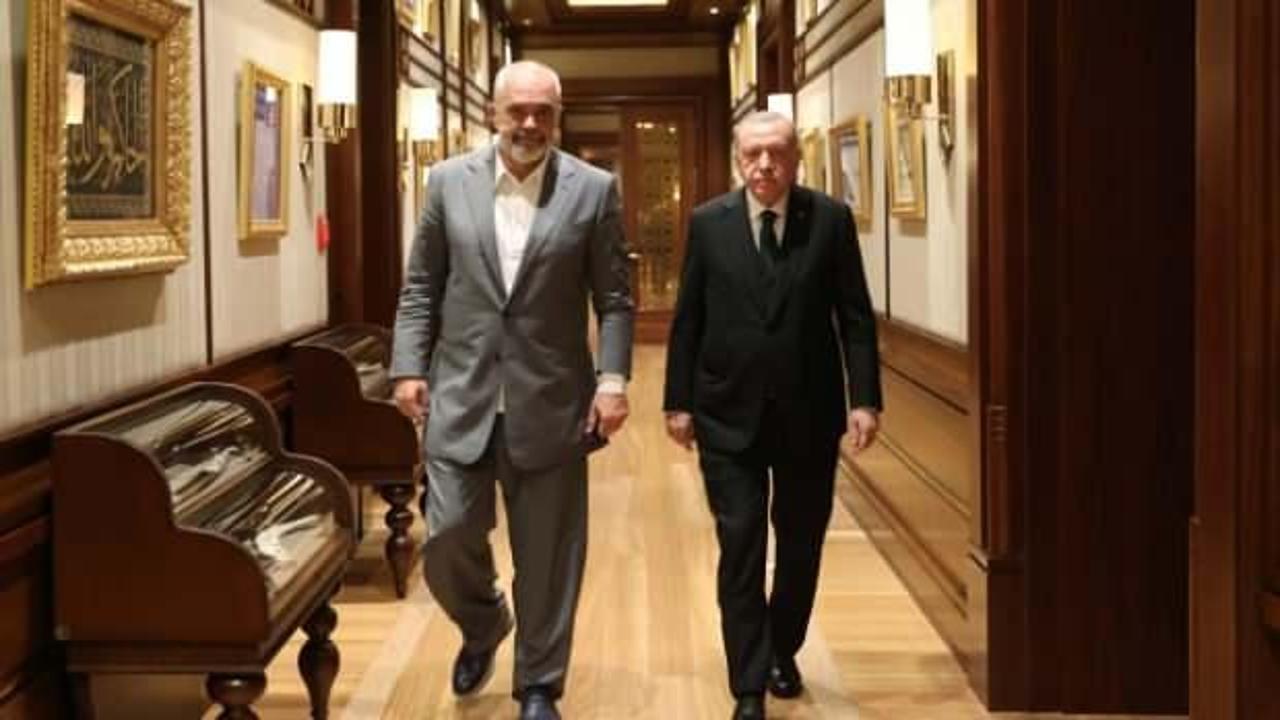 Cumhurbaşkanı Erdoğan, Arnavutluk Başbakanını kabul etti