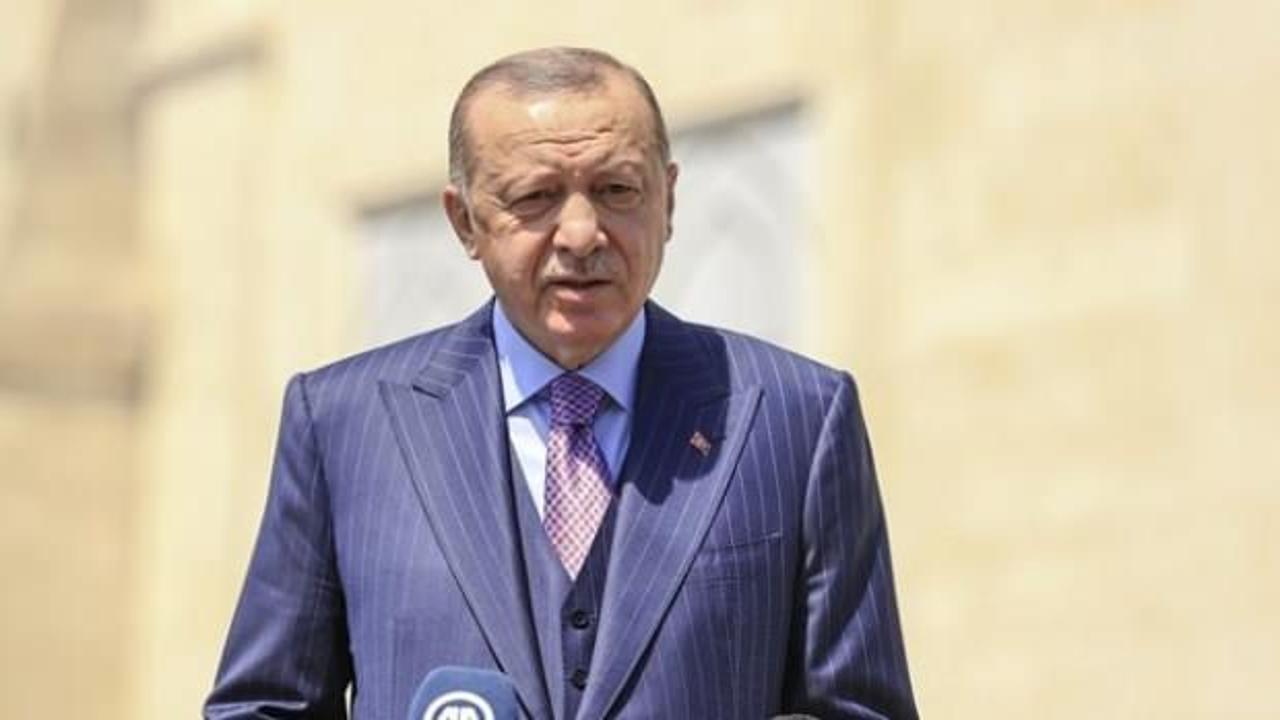 Erdoğan: Sizi milletin evinde ağırlamayı dört gözle bekliyorum