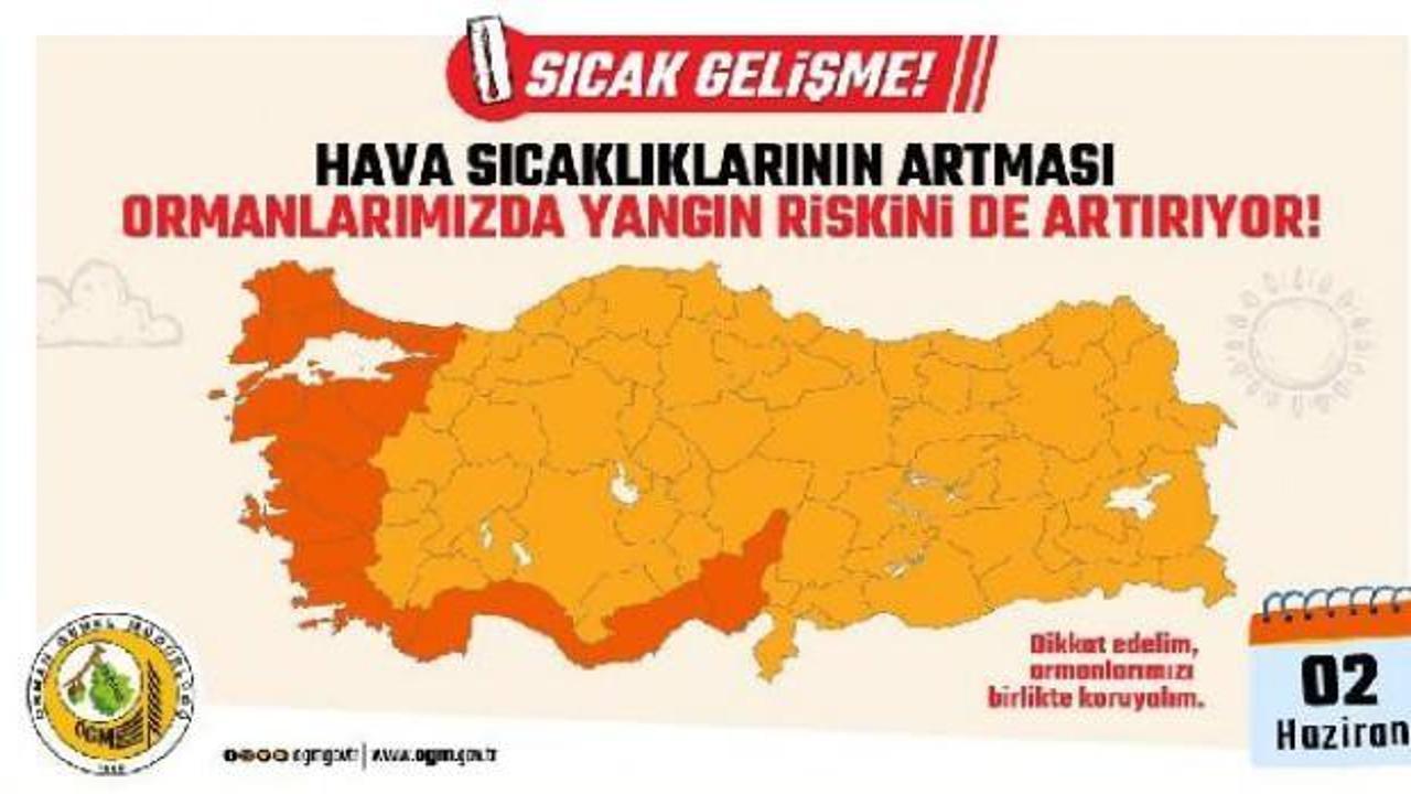 Ege ve Akdeniz için kırmızı alarm durumuna geçildi