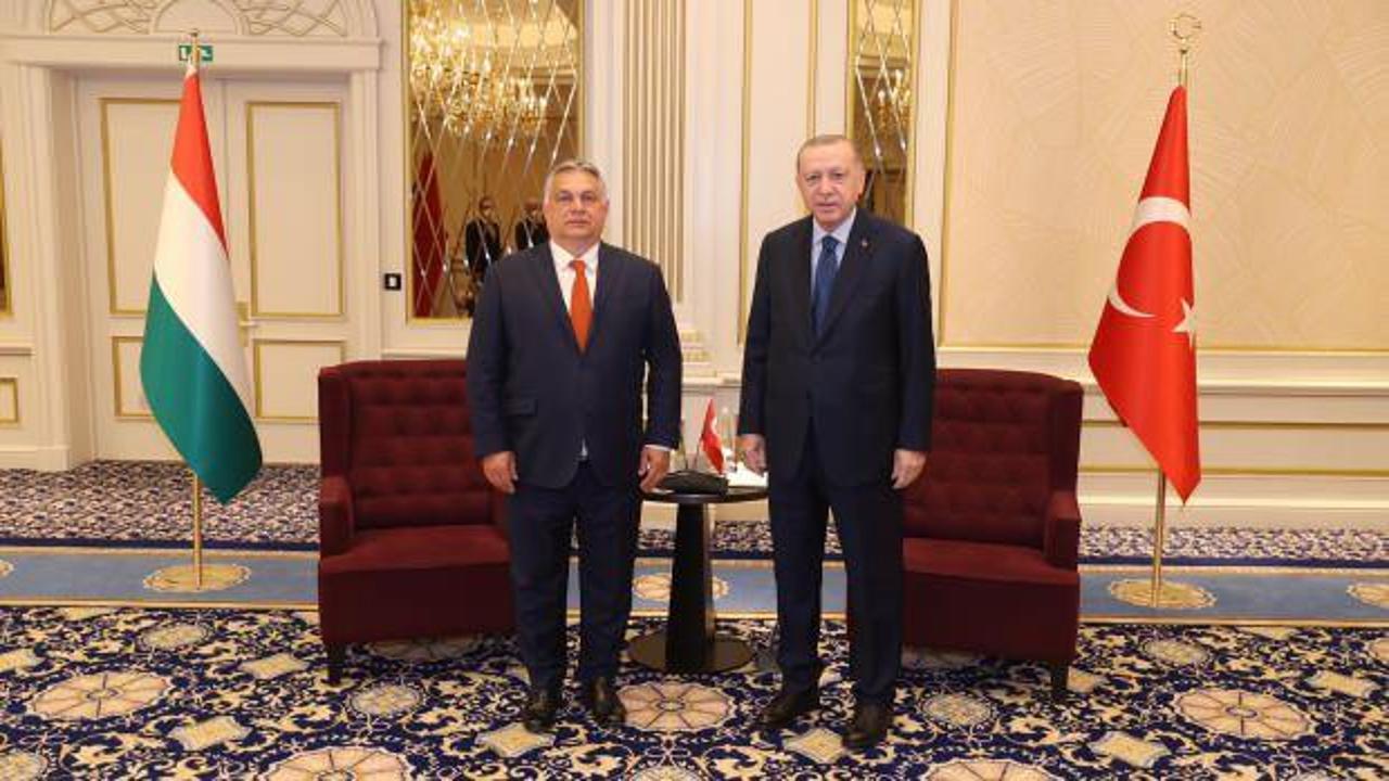 Başkan Erdoğan, Macaristan Başbakanı Orban ile bir araya geldi